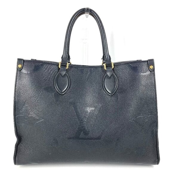 LOUIS VUITTON M45595 MonogramEmpreinte On the Go MM 2WAY Hand Bag Tote Bag - Picture 1 of 16